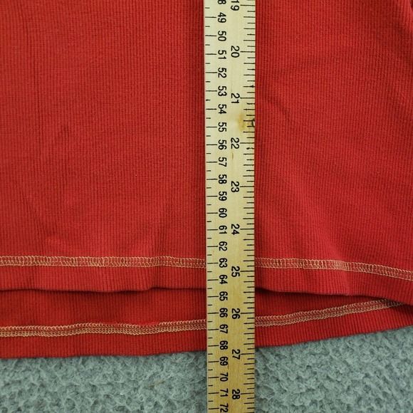 Pepe Jeans Londo Shirt Adult 3X Womens Red Long Sleeve V-Neck Heavy - Picture 11 of 14